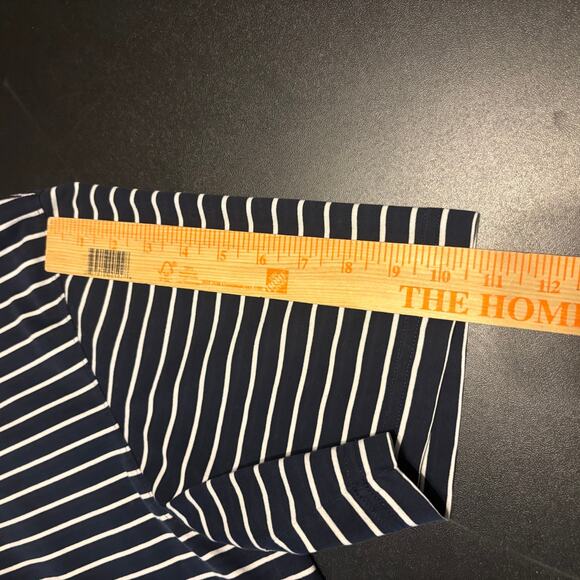 Vineyard Vines Men's Blue White Striped Short Sleeve Polo Shirt Size L Large - Picture 4 of 6